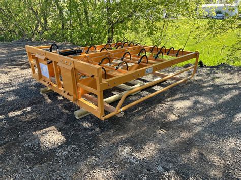 skid steer hay accumulator for sale|used hay attachments for sale.